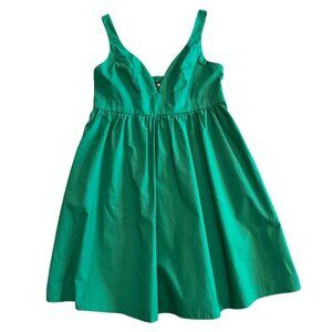 Banana Republic Empire Waist Poplin MINI Dress Hula Green Size 0